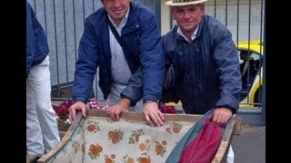 Wicker Toboggan Ride in Funchal Madeira Portugal [upl. by Geller]