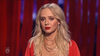 Americas Got Talent 2021 Madilyn Bailey Sings emotional song for grandmother Howie disses her [upl. by Nnaillek179]