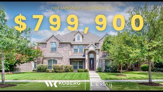 Tour A Beautiful 799900 Frisco Texas Home [upl. by Neill]