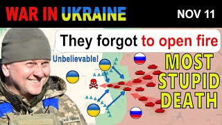 11 Nov Russians Lost 120 Men in 1 Min Forgot to Use Artillery  War in Ukraine Explained [upl. by Ayikal623]