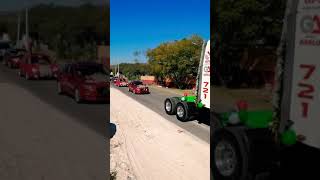 Guadalupanos Saldarriaga Diciembre2019 Recorrido de todo el convoy en Av Principal Jesús Arriaga [upl. by Klarika374]