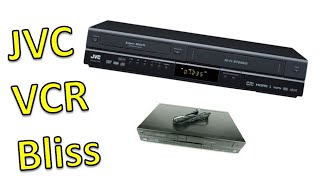 JVC DRMV150B VHS DVD Combo Upscaler with HDMI [upl. by Vtarj21]