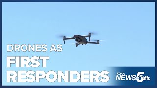 Exclusive Colorado Springs Police try using drones as first responders [upl. by Herschel]