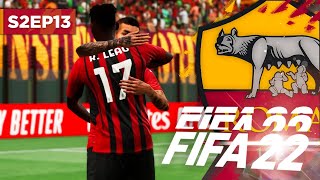 TITLE RACE AT STAKE  FIFA 22 ROMA CAREER MODE S2E13 [upl. by Pliam]