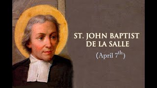 Saint of the day  Jean Baptiste de La Salle  April 7 saintoftheday catholic christianity [upl. by Lewes414]