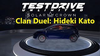 Test Drive Unlimited Solar Crown Clan Duel Hideki Kato w Alfa Romeo 2010 Xbox Series X Gameplay [upl. by Kera]