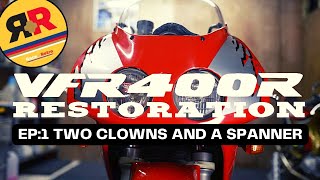 Honda VFR 400 NC30 Restoration Part 1 That first look episode [upl. by Atineb]