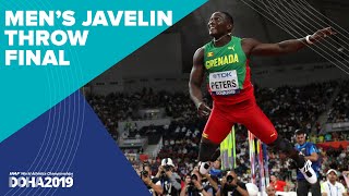 Mens Javelin Final  World Athletics Championships Doha 2019 [upl. by Benjamen]