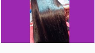 Hair treatment tutorial jessica parlour smoothing [upl. by Ocin]