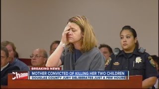 Castle Rock mother convicted of killing her 2 children [upl. by Nelehyram]