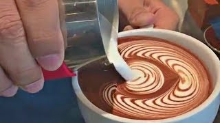 Barista Latte Art Training Compilation  Very Satisfying [upl. by Sandra]