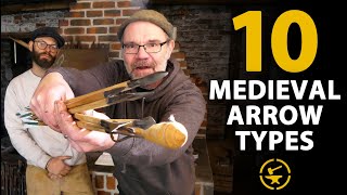 10 Medieval Arrow Types  What are they for [upl. by Socem]