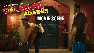 Golmaal Again Movie Scene Lucky Encounters Nana Patekars Ghost [upl. by Duarte]