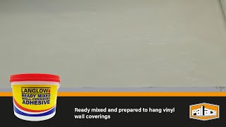 Fix all types of paper wall coverings with the easy to use Palace Ready Mixed Wall Covering Adhesive [upl. by Ennaillek]