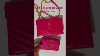 YSL Wallet on Chain Fuchsia [upl. by Linetta797]