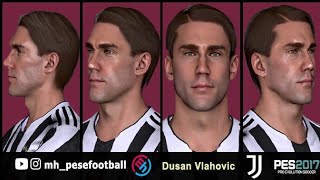 Dusan Vlahovic 3 versions pes 2017 form pes 2021 [upl. by Moth]