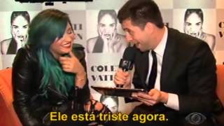 Assista a entrevista do CQC com a Demi Lovato [upl. by Oidiple]