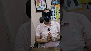 Full Face Glass With Air Purifier Mask For Riders 😱 shorts [upl. by Hanser193]