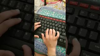 learning typing at home typing [upl. by Enomal633]