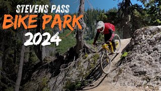 Stevens Pass Mountain Bike Park  Summer 2024 [upl. by Pratte]