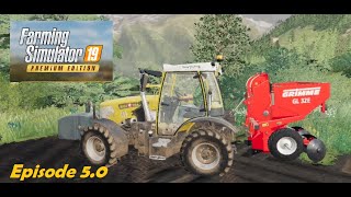 Using Grimme potato planter  FS19  Episode 50 [upl. by Isle88]