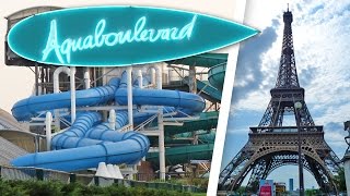 Aquaboulevard Paris 2015  Amazing Water Slides  Toboggans aquatiques [upl. by Wayland945]