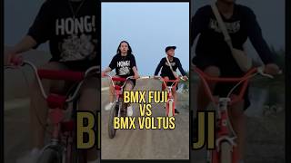 Bmx Fuji vs Bmx Voltus bmx bmxoldschool gowes bersepeda [upl. by Akemak]