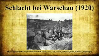 Schlacht bei Warschau 1920 [upl. by Suoirtemed]