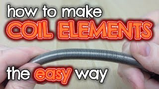 Make an EASY coil heating element winding Jig  making electric resistance coils  by VogMan [upl. by Ferreby]