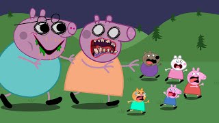 Zombie Apocalypse Peppa Pig Zombies Appear in Home   Peppa Pig Funny Animation [upl. by Leen]