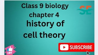 class 9 biologychapter 4History of cell theory [upl. by Anneg]