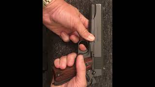 SINGLE ACTION AUTOLOADER 1911 shorts 1911 semiautomatic pistol singleaction 45acp [upl. by Calvina]