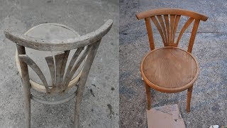 Thonet Mundus 1941  Chair Restoration [upl. by Selden]