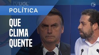 BOLSONARO E BOULOS TROCAM ACUSAÇÕES EM DEBATE  ESQUENTOU [upl. by Ali803]