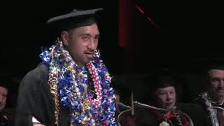 THE BEST POLYNESIAN AUT GRADUATION SPEECH [upl. by Araf]