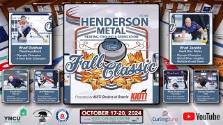 Brad Gushue vs Mike McEwen  QUARTERS  Henderson Metal Fall Classic B [upl. by Ramilahs]