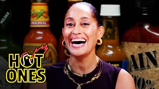 Tracee Ellis Ross Calls For Her Mommy While Eating Spicy Wings  Hot Ones [upl. by Ashok]