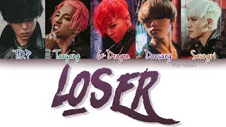 BIGBANG 빅뱅  LOSER Color Coded Lyrics EngRomHan [upl. by Einolem233]