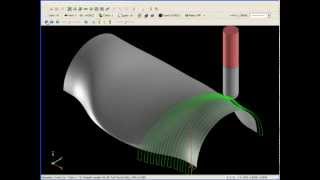 SURFCAM Tutorial  3Axis Cut  Basic Functionality [upl. by Asoj507]