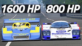 Can The Most POWERFUL Racing Car Beat An 80s GROUP C [upl. by Reis]