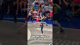 Caitlin Clark had defender falling backwards 😳caitlinclark basketball wnba [upl. by Kelula]