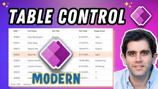 Power Apps Table Control Tutorial From Beginner to Intermediate [upl. by Bihas462]