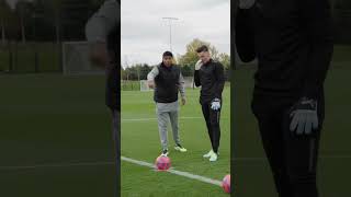 Can’t get over Ederson’s reaction 😂 prodirect chunkz ederson premierleague shorts [upl. by Sirahs]