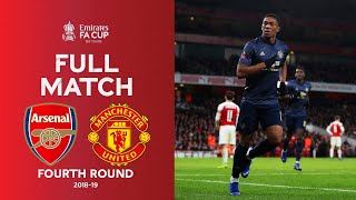 FULL MATCH  Arsenal v Manchester United  Emirates FA Cup Fourth Round 201819 [upl. by Rodney]