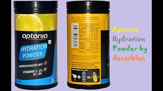 Aptonia Hydration Powder by decathlon Hydrate during and after sport and exercise review [upl. by Eerak447]