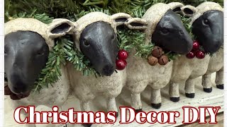 DIY Christmas Decorations  Thrift Flips  Vintage Inspires [upl. by Mayor87]