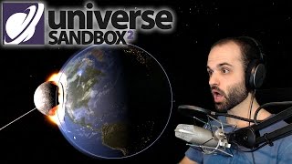 LUNA VS PLANETA TIERRA Oo  Universe Sandbox ² Gameplay Español [upl. by Rizzi]