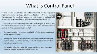 Control Panel and Types of Control Panel [upl. by Aridnere60]