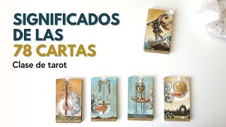 Todos los significados de Las 78 Cartas del Tarot ❇️ Las Palabras Clave para memorizar [upl. by Annah]