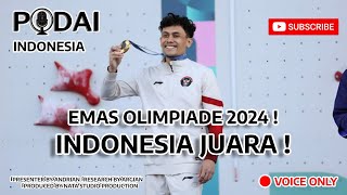 VEDDRIQ LEONARDO RAIH EMAS PANJAT TEBING KOMBINASI OLIMPIADE [upl. by Neelhtac]